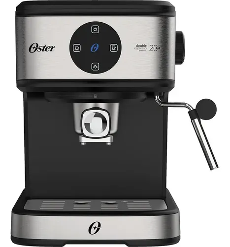 Cafeteira Espresso Double Digital Oster Cor Prateado/Preto