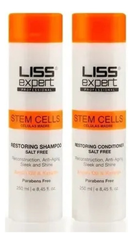 Kit Shampoo + Acondicionador Liss Expert Express S/sal 250ml