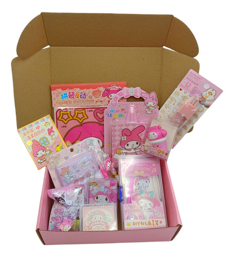 Caja Sorpresa Kawaii Articulos Papeleria Kawaii Niña Melody