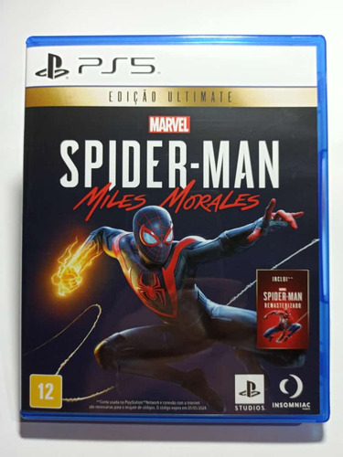 Spider Man Miles Morales Ps5 Mídia Fisica