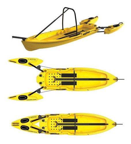 Kayak Freedom Hawk Freedom12 Stand Up Pesca Remo Mvd Sport