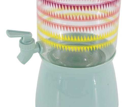 Imagen 4 de 7 de Dispensador De Líquidos De Plástico Con 4 Vasos,2.5l, Con So