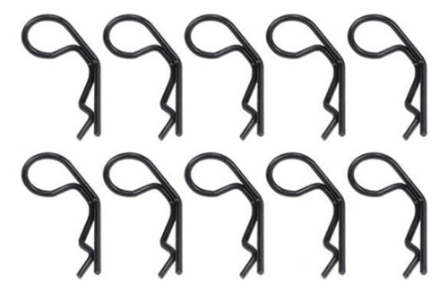 6 X 10pcs Rc Cuerpo Clips Pines R-pin Para 1/8 1/10 1/12 Rc