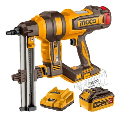 Pinador Concreto Ingco 20v Bl 15-40mm 2 Baterias 4ah P20s