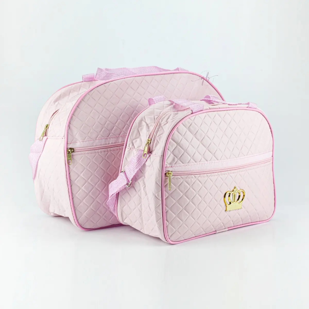 Bolsa Maternidade Rosa Bebê Gazzone's Beauty 45x32x12cm
