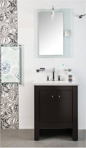 Espejo Baño Matrix 60x80 Con Base Arenada Aumento Reflejar