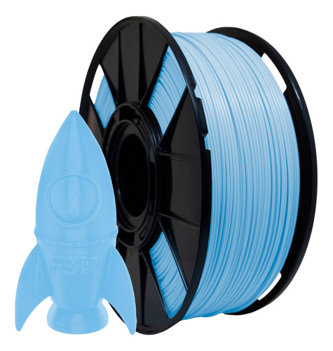 Filamento Pla Premium 1kg Azul Bebê High Speed Impressora 3d