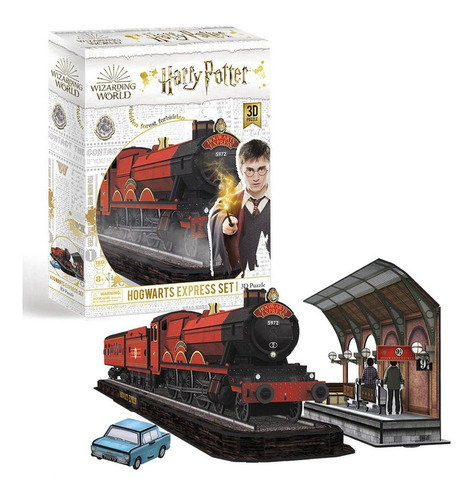 Puzzle 3d Harry Potter Tren Hogwarts Express Set - Cubicfun