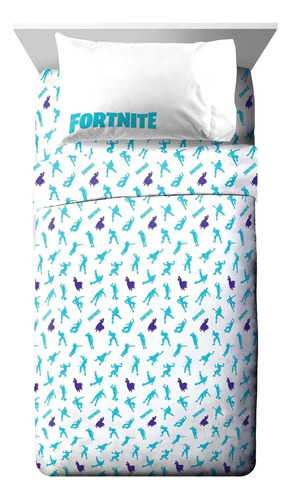 Juego De Sábanas Para Cama Twin O 1 Plaza - Fornite