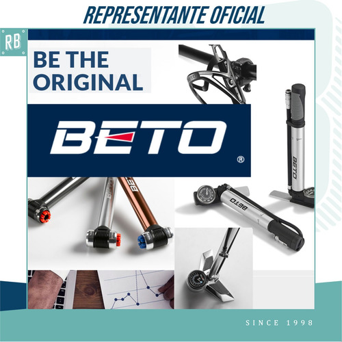 Imagen 3 de 8 de Pico Beto Ld-8 Para Inflador De Pie - Racer Bikes