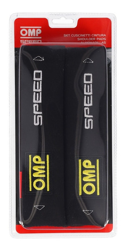 Set De 2 Cubre Cinturones De Seguridad Color Negro Omp