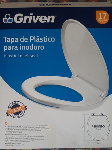 Imagen 2 de 6 de Tapa Para Poceta O Asiento Sanitario Griven