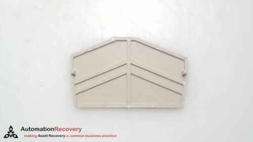 Weidmuller Zap Zdu4-2 End Cover, See Desc #313966 Ccf