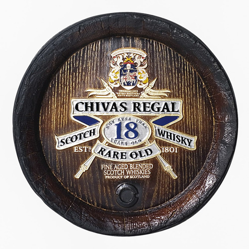 Barril Decorativo Grande - Chivas 18 Whisky