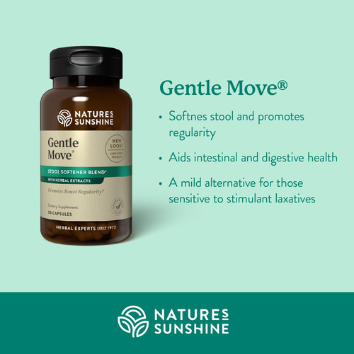 Suplemento Nature's Sunshine Gentle Move 90 Cápsulas