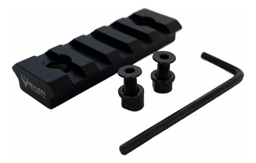 Riel Picatinny Aluminio 5 Slot C/tornillos Rifle Pcp Bipode