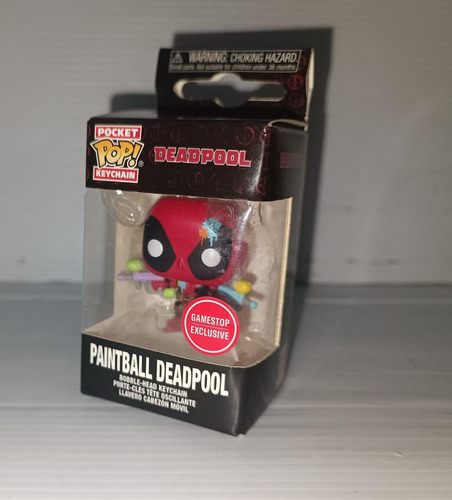 Funko Keychain Paintball Deadpool Gamestop