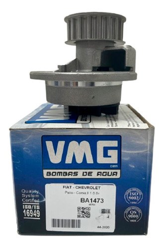 Bomba De Agua Vmg P/ Chevrolet Corsa 2 Meriva 1.8 8v