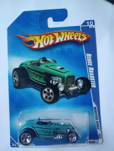 Hot Wheels Diecast Toy Car Deuce Roadster 2008 Metal Azul