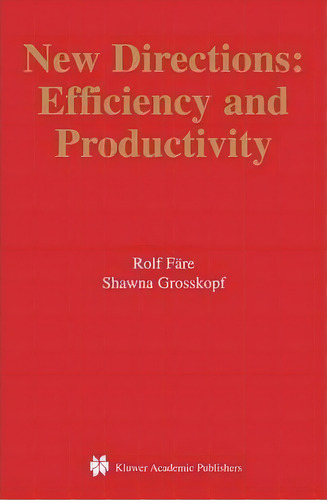 New Directions, De Rolf Fare. Editorial Springer Verlag New York Inc, Tapa Blanda En Inglés