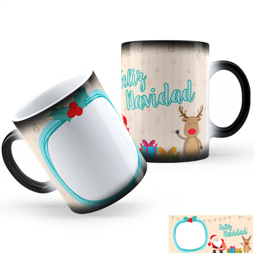 Taza Mágica Navidad Dg Calidad