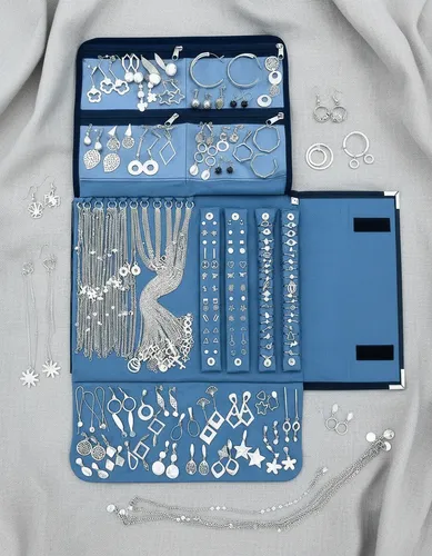 Kit 50 Peças 100% Folheados A Prata 925 Semi Joias Femininas