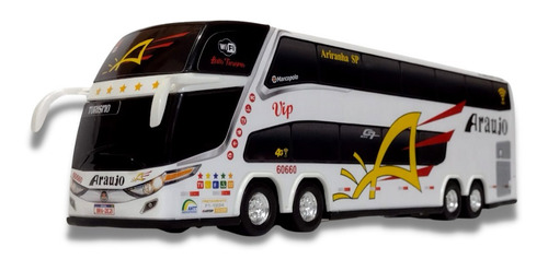 Brinquedo Miniatura Ônibus Viação Araújo 1800 Dd G7 Dd