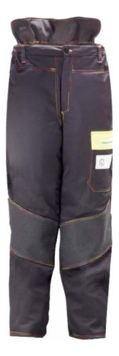 Pantalon Motosierra Negro Con Kevlar - Seguridad Laboral