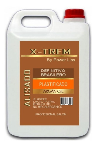 Alisado Definitivo Keratin 5 Litros 3 Tratamientos En 1 