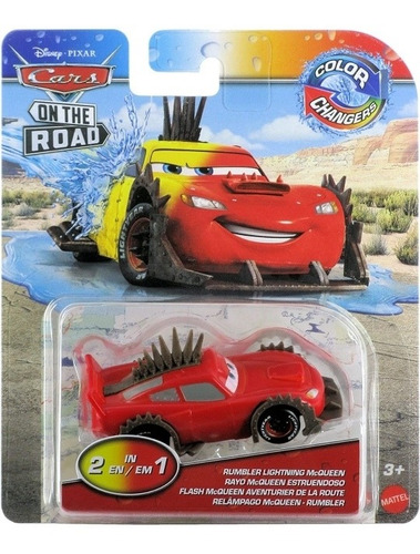 Rayo Mcqueen Cars On The Road Disney Pixar Color Change