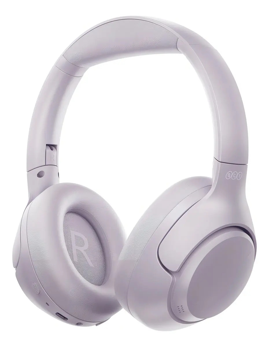 Headset Qcy H3 Anc Adaptativo Bluetooth 5.3 Multiponto 60h Cor Violeta