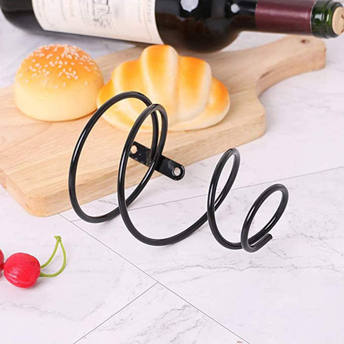 Soporte De Pared De Hierro Para Botellas De Vino, Estantes F