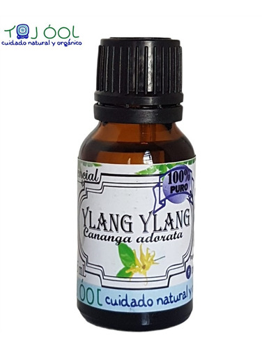 Aceite Esencial Ylang Ylang 100% Puro Natur Organico 15ml O
