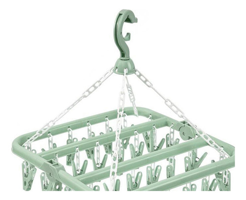 Secador De Ropa Calcetín Clavija Verde 32 Clavija Verde 32