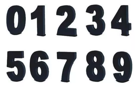 Primeira imagem para pesquisa de numeros e letras residenciais
