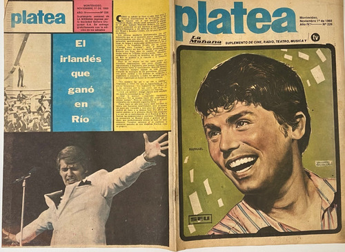 Platea, Nº 226 Nov 1969 Raphael Tv Cine Radio Teatro Cr02