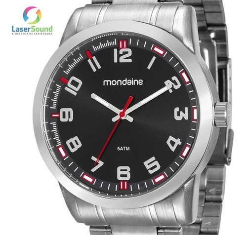 Relógio Masculino Mondaine 99084g0mvne2 Prateado 3