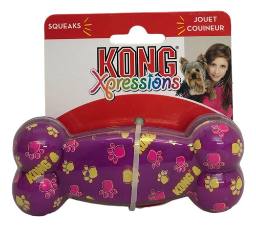 Juguete Para Perro Kong Xpressions Chico Con Sonido Colores