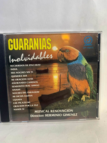 Cd Guaranias Inolvidables Paraguay