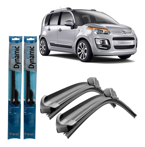 Juego Kit Escobillas Citroen C3 Aircross 2010 2011 2012 2013