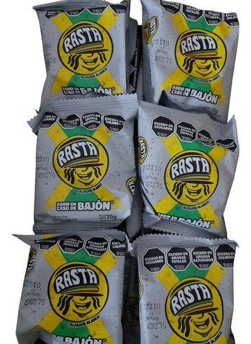 Alfajor Rasta Blanco X 18 U
