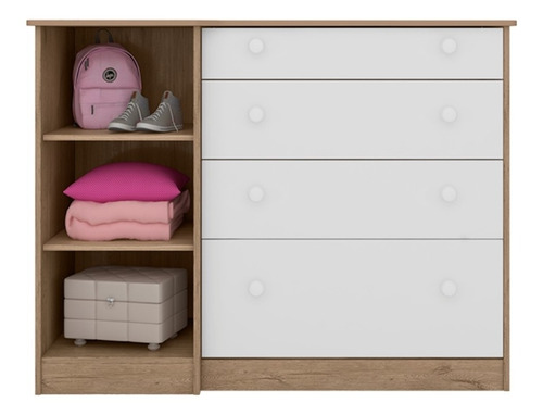 Quarto De Bebê Berço E Gaveteiro Joaquim Branco
