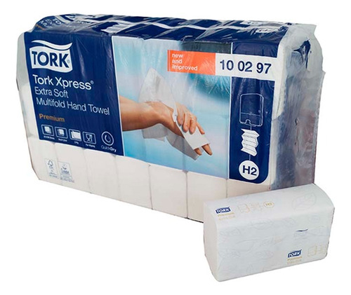 Toalla Interdoblada Tork Xpress Premium H2
