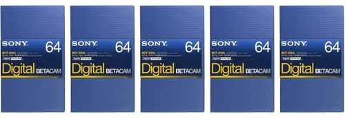 Sony Fita Video Betacam Digital Bct-d64l 64 Minutos