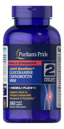 Glucosamina Condroitina Msm Puritans Pride 180 Tabletas