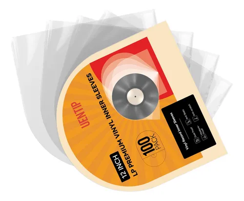Fundas Interiores Para Discos De Vinilo, Funda Transparente
