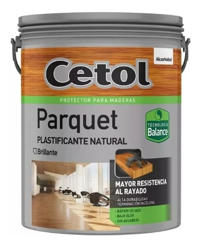 Cetol Hidroplastificante Al Agua Parquet 4 Lt - Iacono