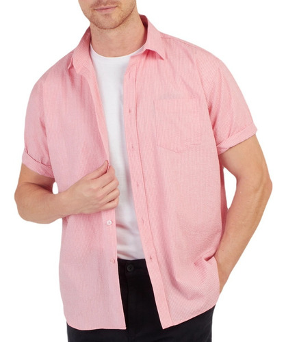 Imagen 1 de 6 de Camisa Penn Business Liso M/c Kevingston
