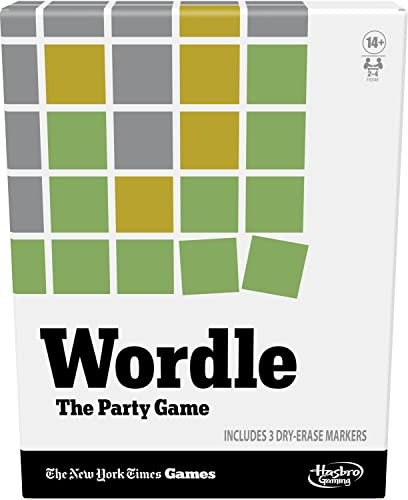 Wordle The Party Game For 2-4 Players, Official Wordle Board