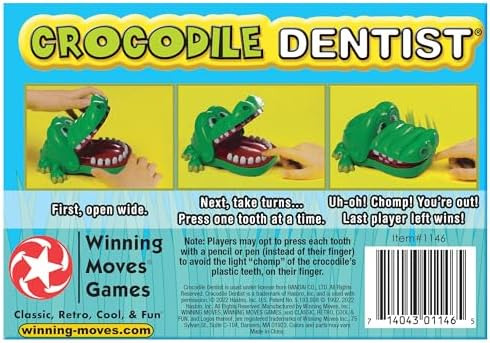 Dentista De Cocodrilos De Winning Moves Games Usa, Presiona